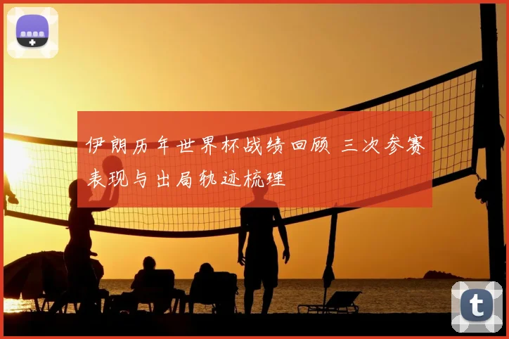伊朗历年世界杯战绩回顾 三次参赛表现与出局轨迹梳理